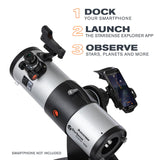 Celestron Starsense Explorer 114mm Tabletop Dobsonian Push To Telescope Ktec Telescopes