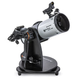 Celestron Starsense Explorer 114mm Tabletop Dobsonian Push To Telescope rear Ktec Telescopes