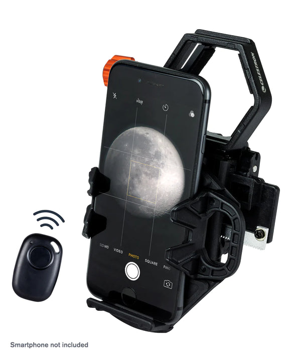 Celestron NEXGO DX 2 Axis Universal Smartphone Adapter with Bluetooth Shutter Release Ktec Telescopes
