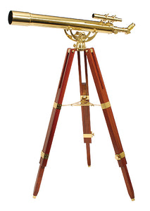 Helios 80900 Traditional Brass Telescope