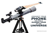 Celestron Starsense Explorer LT80AZ Refractor Telescope Push To Ktec Telescopes