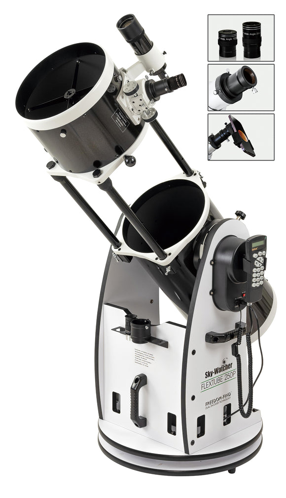 Skywatcher Skyliner 250PX FlexTube SynScan GoTo Parabolic Dobsonian Telescope Ktec Telescopes